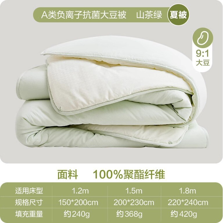 网易大豆纤维被夏被150*200