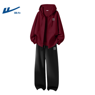 回力休闲运动套装男春季2026新款