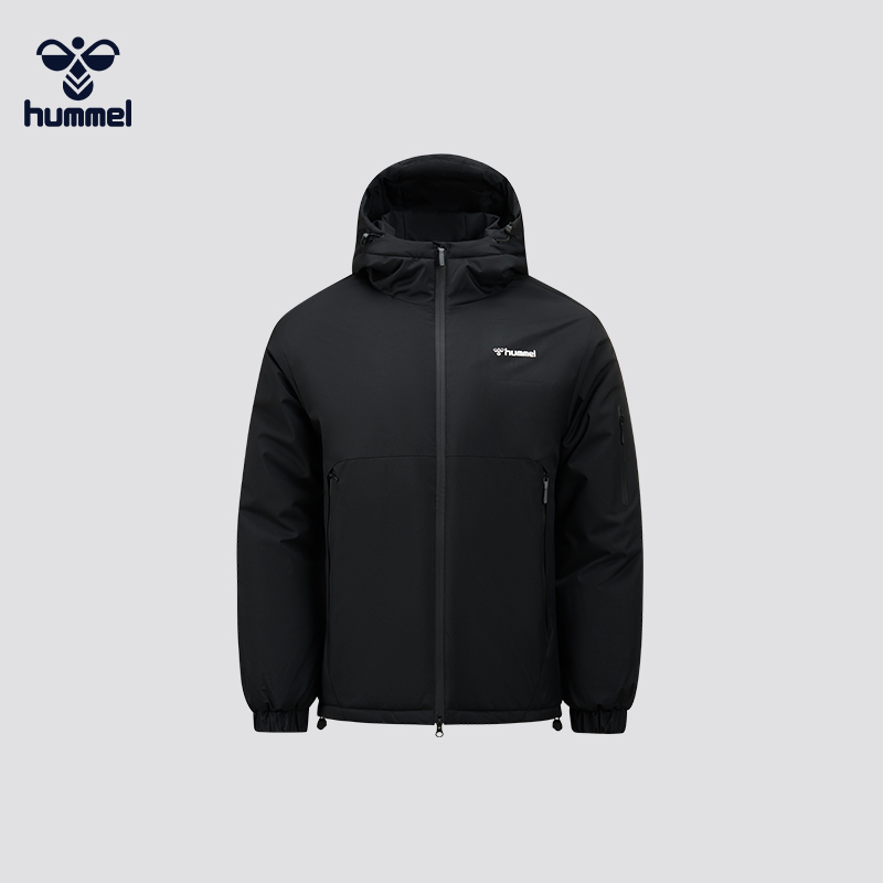 HUMMEL足球棉服秋冬防风登山服