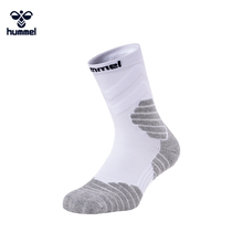 HUMMEL足球训练中筒袜跑步运动透气吸汗青少年美式专用实战篮球袜