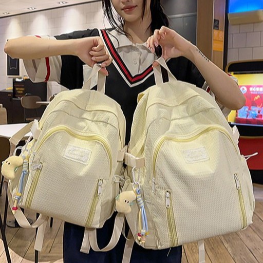 2025夏季新款水系帆布包文艺日系