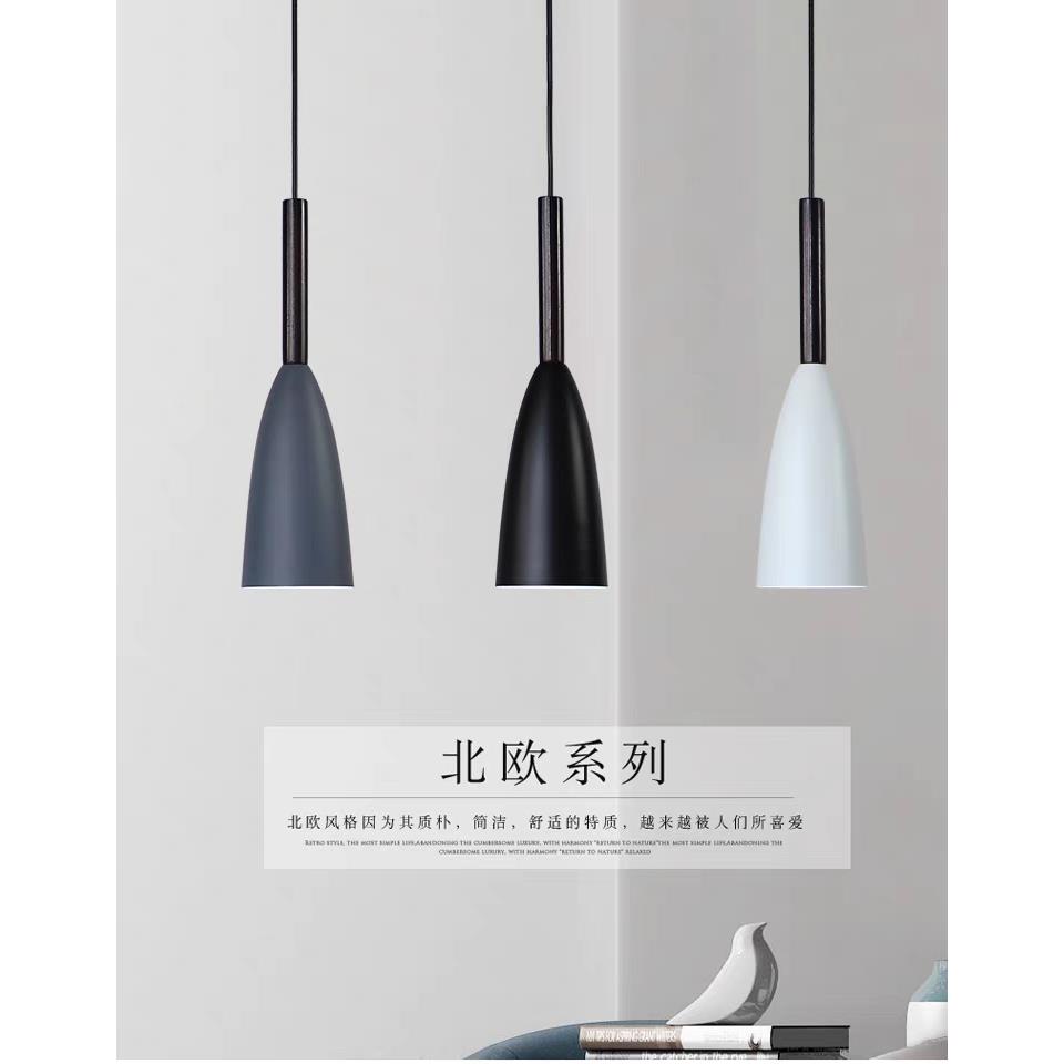 创意简约咖啡厅餐桌餐厅吧台现代马卡龙家用吊灯三头饭厅灯具北欧