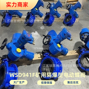 煤安隔爆型电动阀 DN200瓦斯专用法兰蝶阀 AC660V 10Q MD941F
