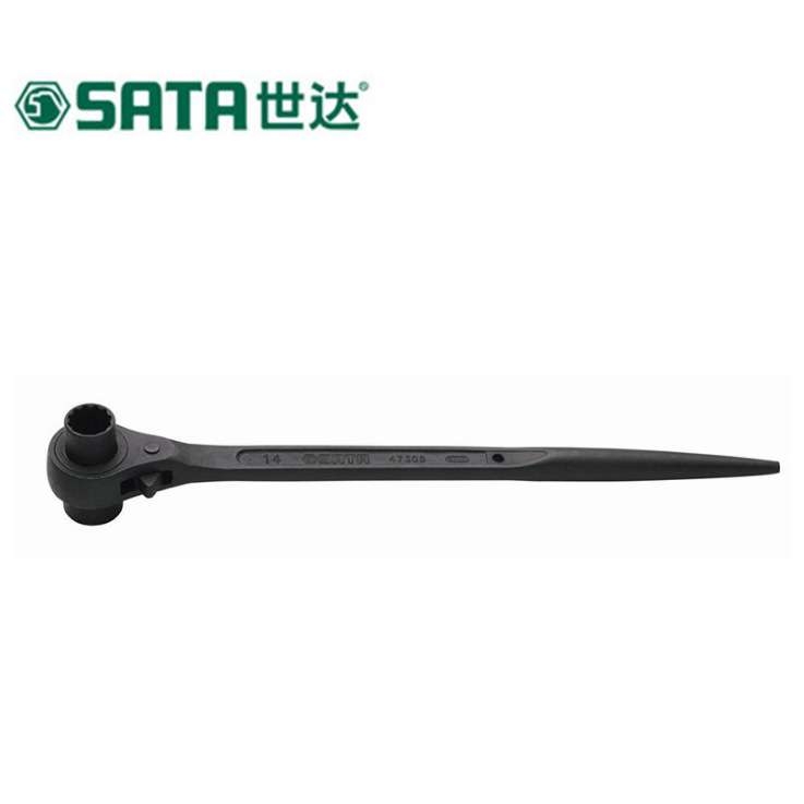 世达公制双口尖尾棘轮扳手19x22MM_47313_世达尖尾棘轮世达47312