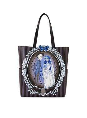 Loungefly僵尸新娘维克多艾米莉正版周边单肩托特包大容量手提袋