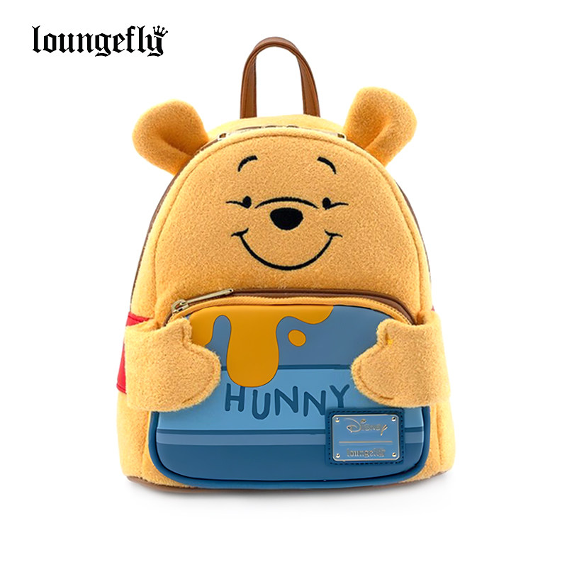 LF x 迪士尼联名 小熊维尼双肩包女士蜂蜜肚腩造型背包26春夏