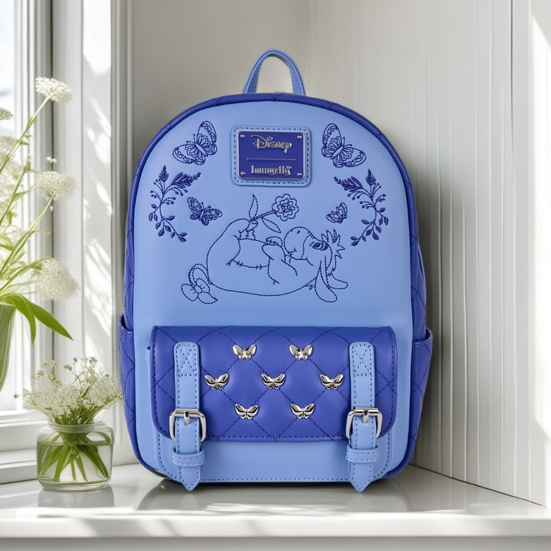 LF x 迪士尼联名 小熊维尼花卉蝴蝶屹耳周边双肩包女士迷你背包