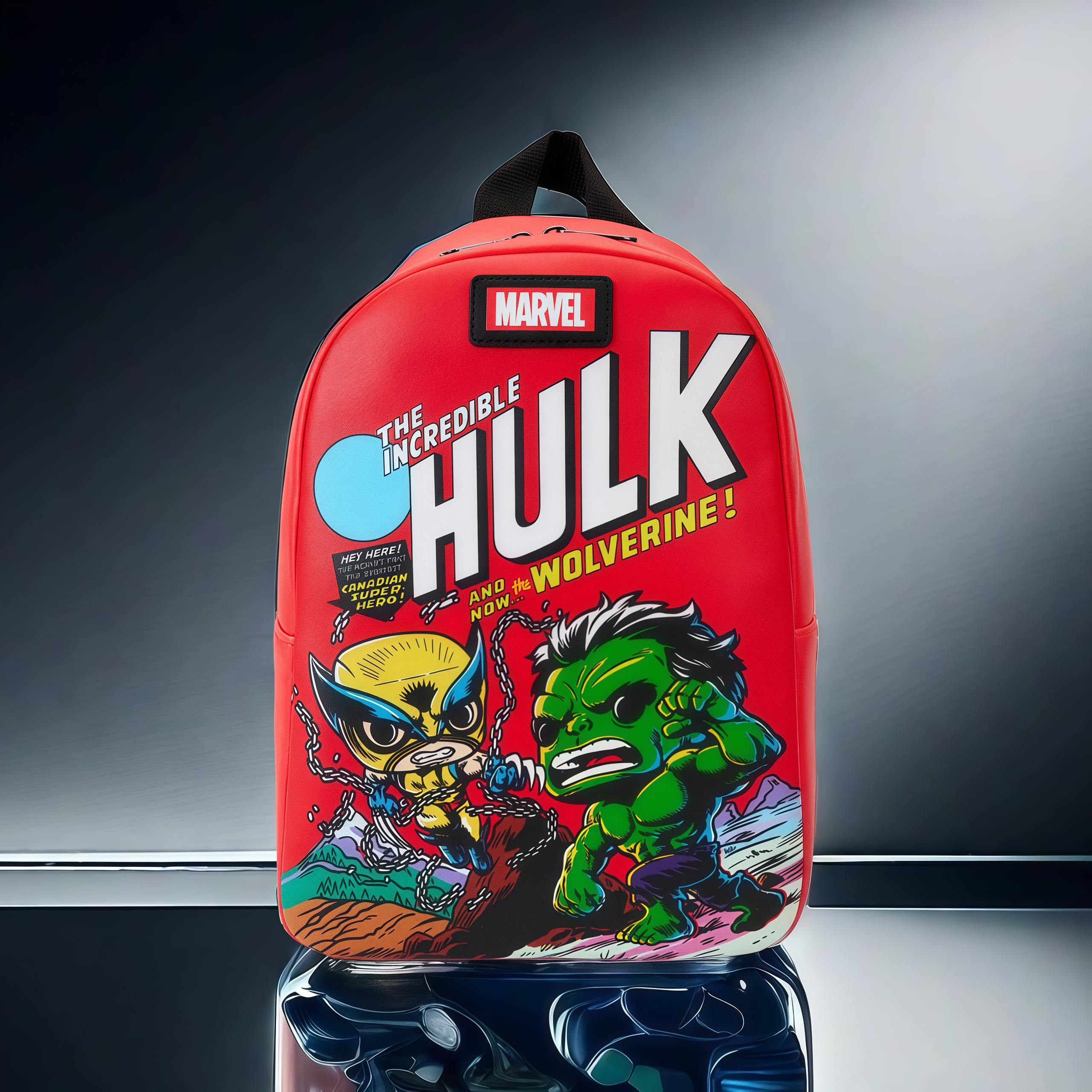 漫威浩克金刚狼50周年限量款背包
