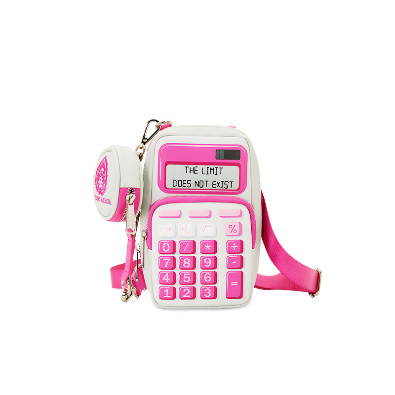 贱女孩计算器造型单肩包
