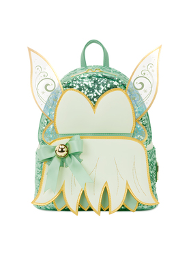 Loungefly迪士尼彼得潘小叮当正版周边迷你双肩包女背包圣诞礼物