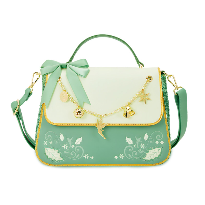 Loungefly迪士尼彼得潘小叮当正版周边亮片斜挎包单肩包圣诞礼物,箱包皮具/热销女包/男包,单肩包,淘宝优惠券,粉丝福利购,淘宝优惠卷