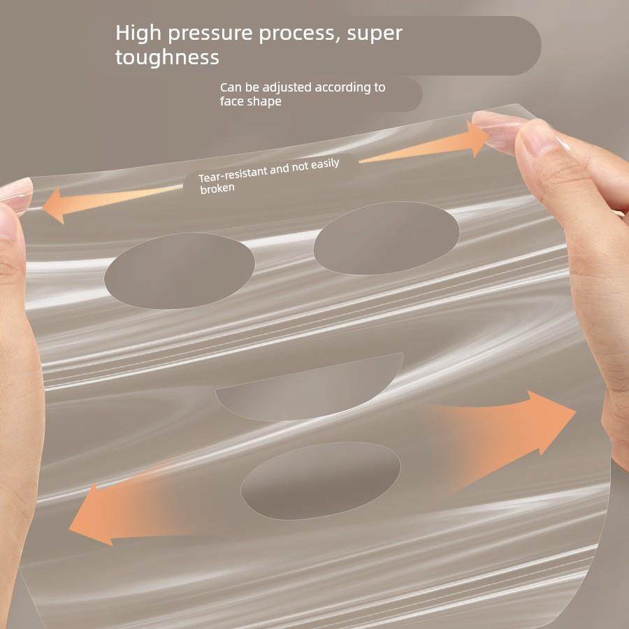 一次性保鲜膜美容院专用敷脸透明塑料脸面部灌肤套装水疗面膜贴纸
