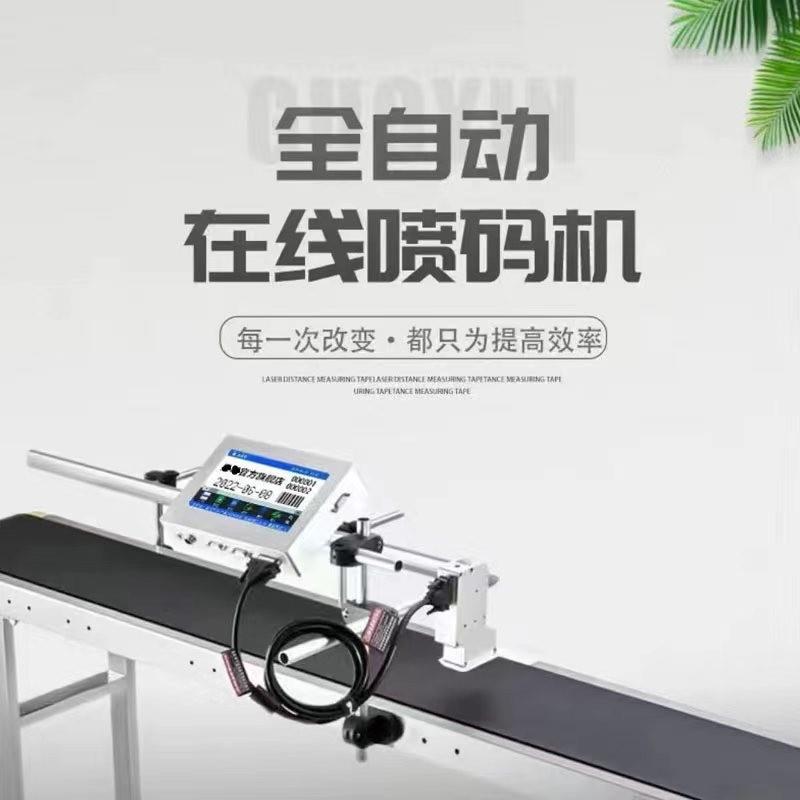 供应流水线喷码机LOGO指甲美甲锉白墨红墨黄墨生产线打码生产日期