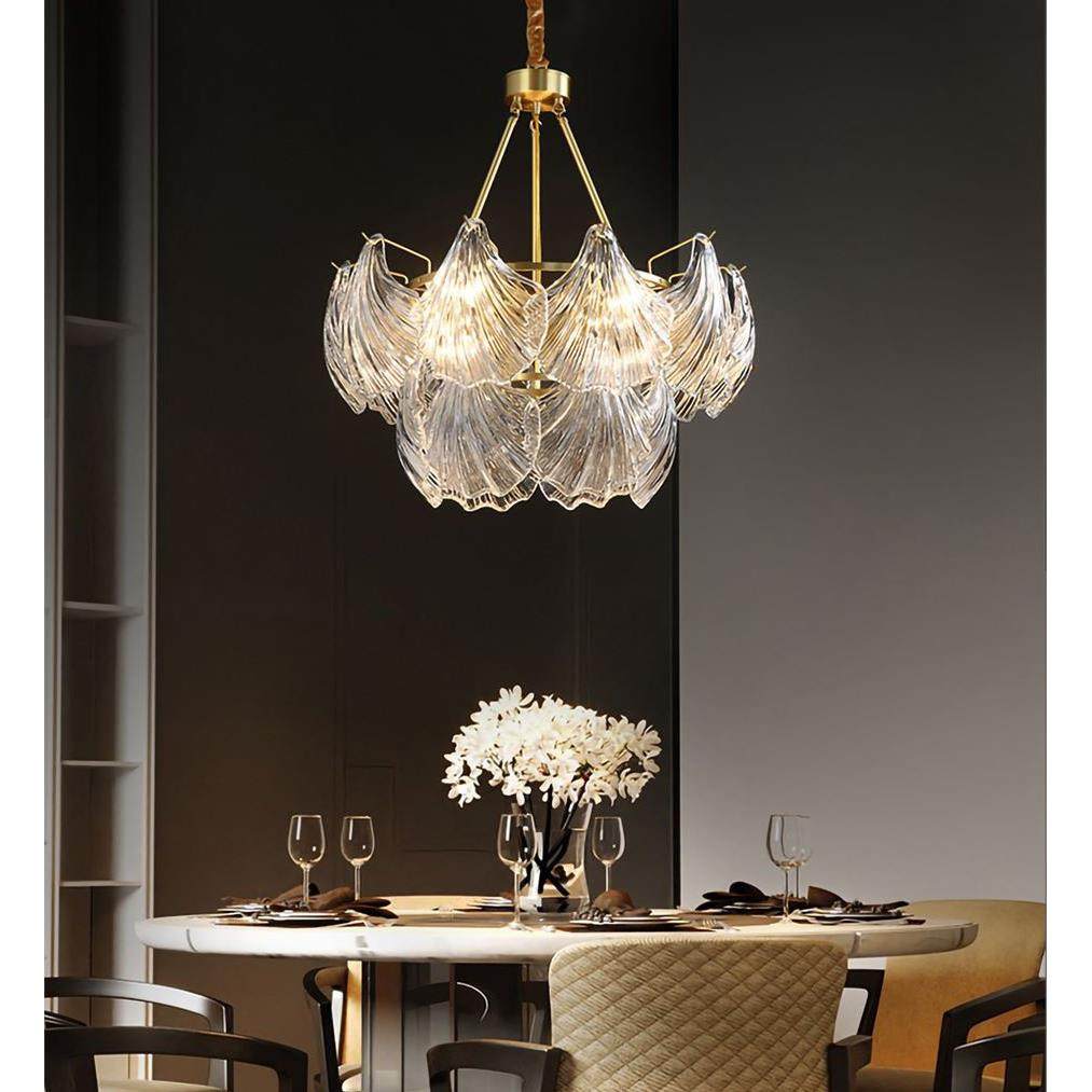 后现代轻奢水晶吊灯客厅灯简约大气全铜餐厅卧室灯饰北欧风格灯具