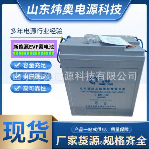 百瑞欧蓄电池3-DM-180搬运车观光车6V 200AH洗地机3-DM-220剪刀车