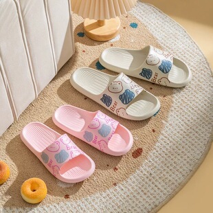 GGGLU新款可爱女拖鞋情侣超轻居家浴室防滑舒适卡通凉拖鞋软底