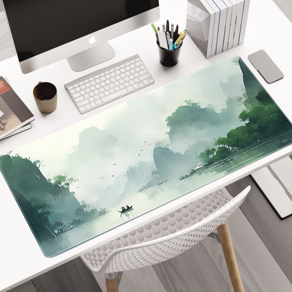 鼠标垫国风山水画鼠标垫大古风垫