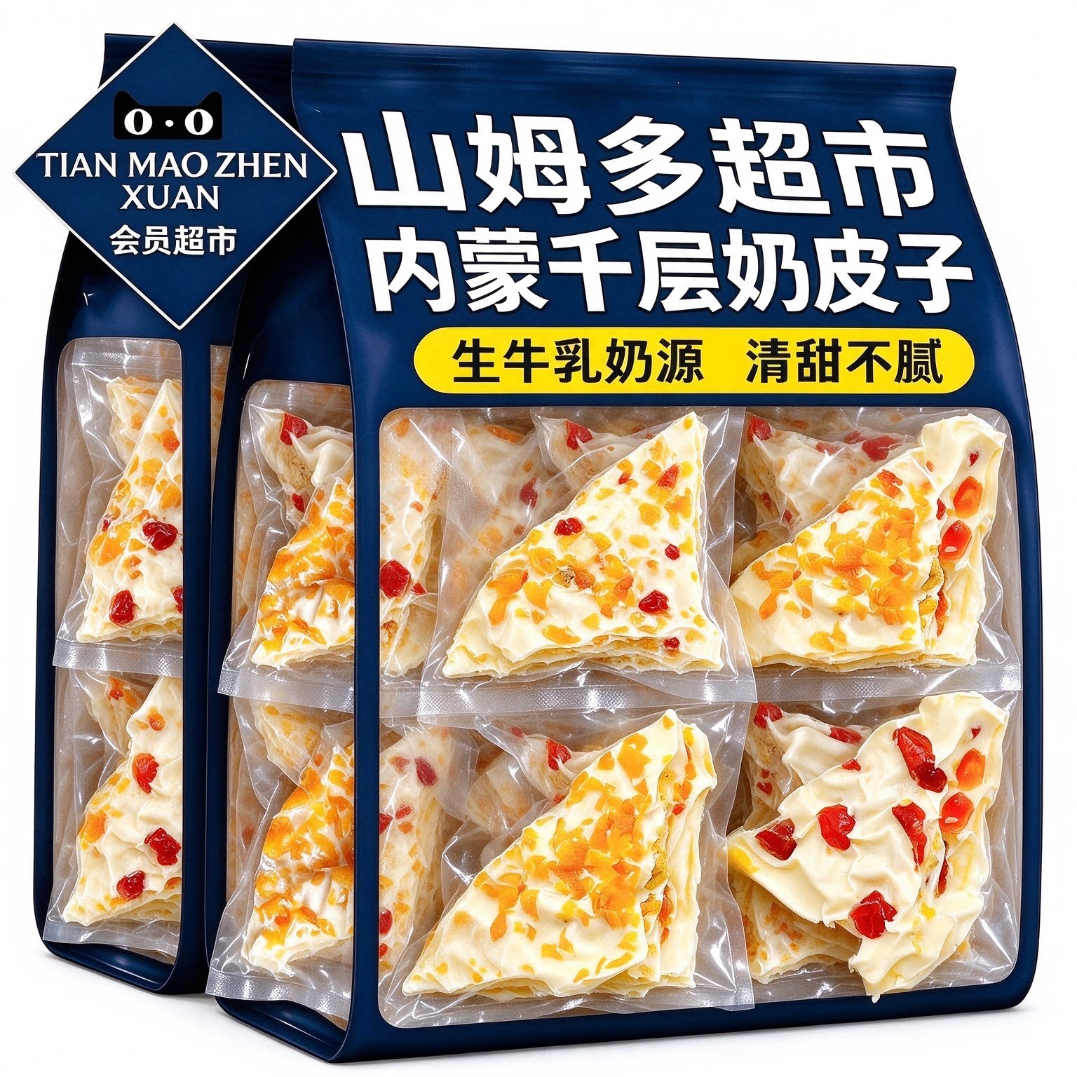 【生牛乳现做！】三角千层奶皮子