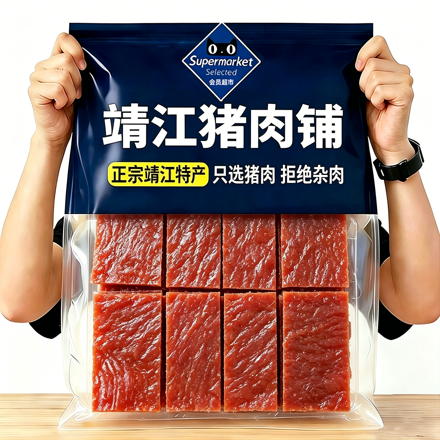农科院推荐!靖江风味手撕猪肉脯