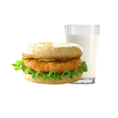 麦唛当劳优惠早餐代下 吉士蛋火腿扒板烧鸡腿麦满分咖啡豆浆油条