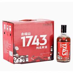 会稽山1743绍兴黄酒花雕酒半干型糯米黄酒500ml*6瓶整箱送礼