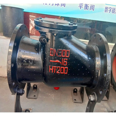 厂家生产铸铁旋启式止回阀H44T-10/16 升降式 H41T 立式 H42 DN40