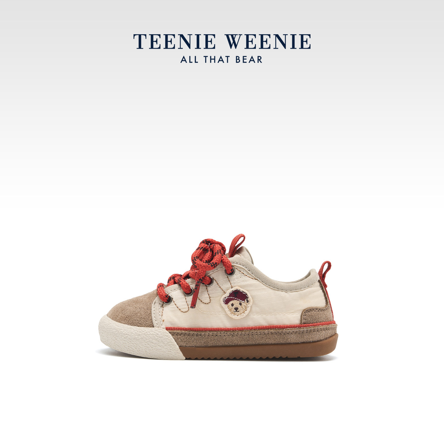 TeenieWeenie童鞋小熊刺绣板鞋图片