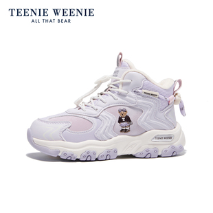 保暖复古跑鞋 Teenie 户外棉鞋 加绒老爹运动鞋 男女 Weenie小熊童鞋