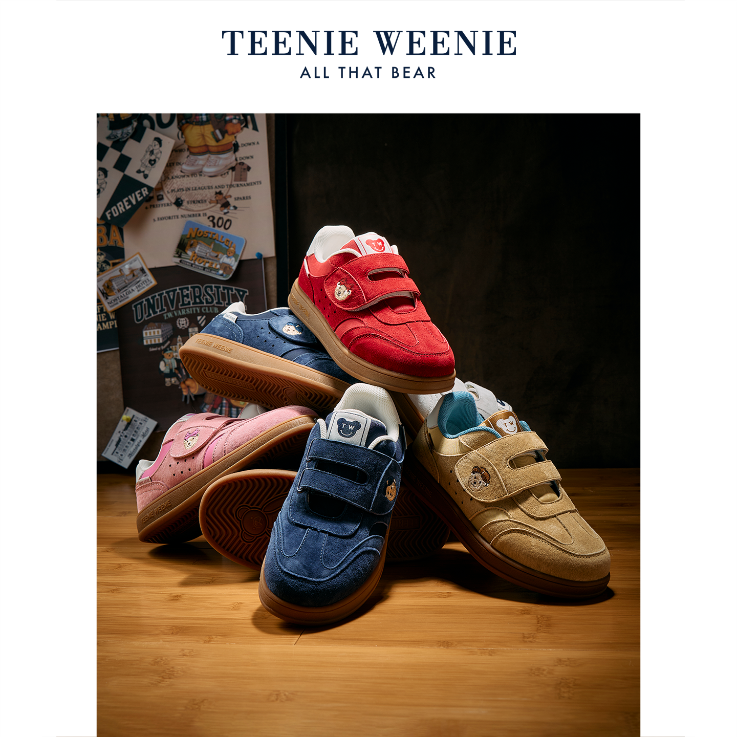 Teenie Weenie小熊休闲板鞋男女童学生运动鞋德训鞋户外防滑鞋秋,童鞋/婴儿鞋/亲子鞋,板鞋,淘宝优惠券,粉丝福利购,淘宝优惠卷