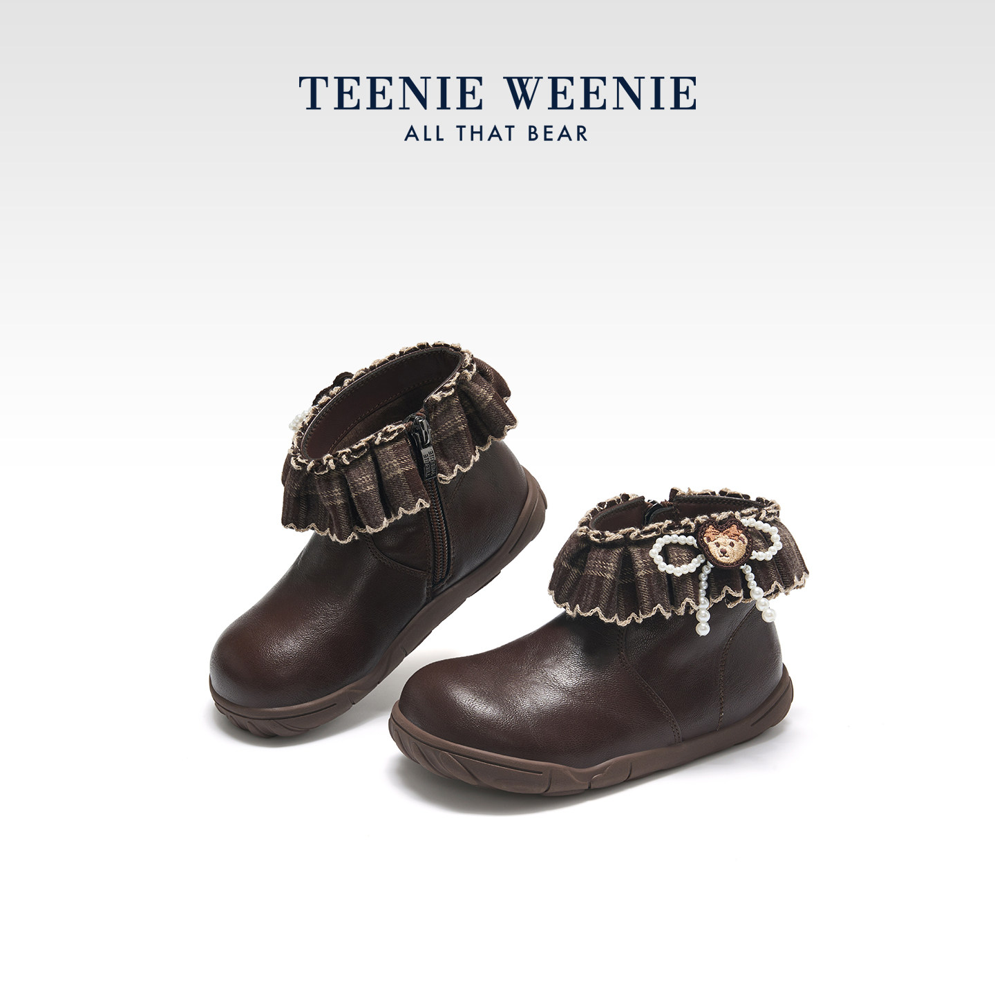 TeenieWeenie小熊女童靴子