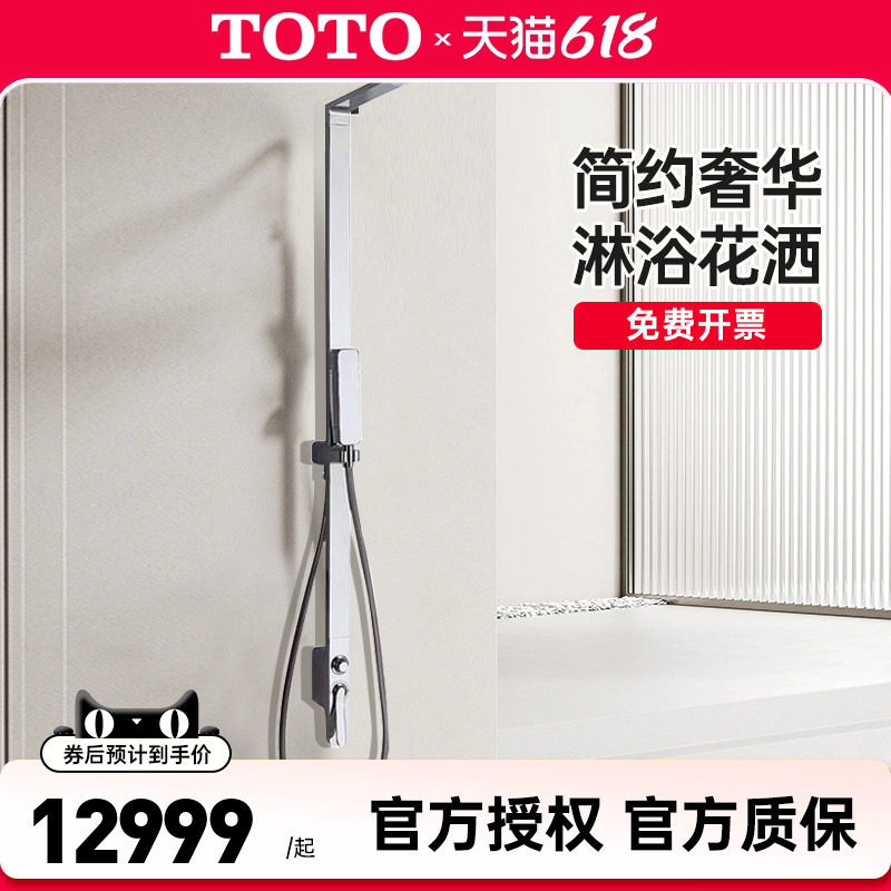 TOTO壁挂式沐浴淋浴花洒套装DM912CAF家用浴室手持花洒(05-E)