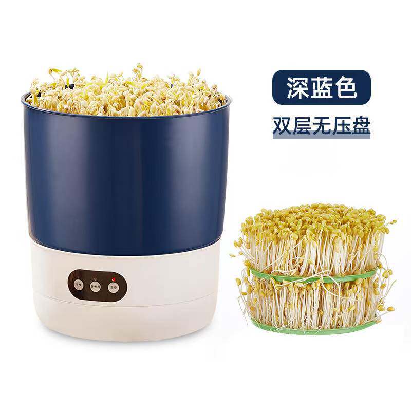供货出口家用豆芽机全自动智能发豆牙菜桶菜机自制小型生芽盆