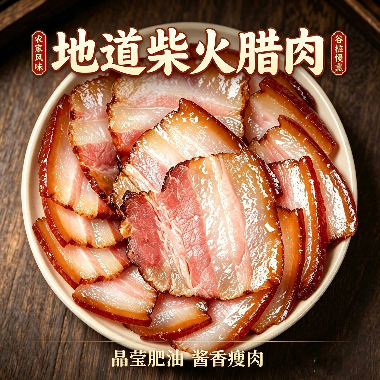 2斤后腿腊肉正宗湖南农家烟熏腊肉新鲜后腿熏制土猪瘦肉腊肉批发