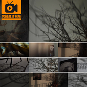 艺术抽象光影空间时光光阴流逝时间时钟光影影子变化高清视频素材