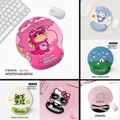 动漫护腕鼠标垫男女办公电脑键盘手托腕托橡胶底记忆棉防滑护腕垫