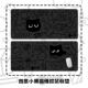 卡通小黑猫鼠标垫超大号女生可爱办公桌笔记本电脑桌垫男生键盘垫