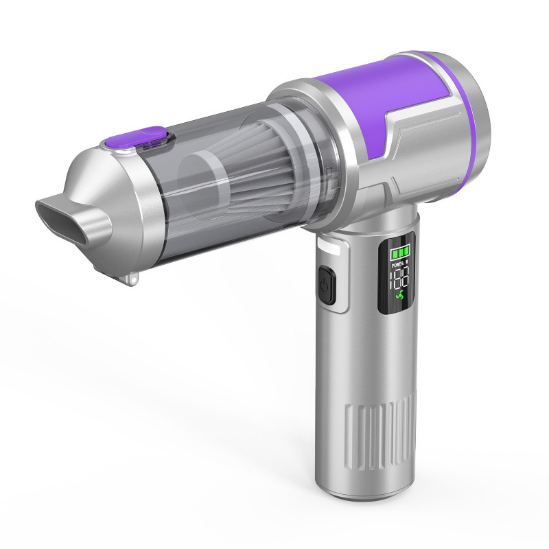 车载吸尘器手持大功率充电无线数显屏带照明四合一吸尘器家用清洁