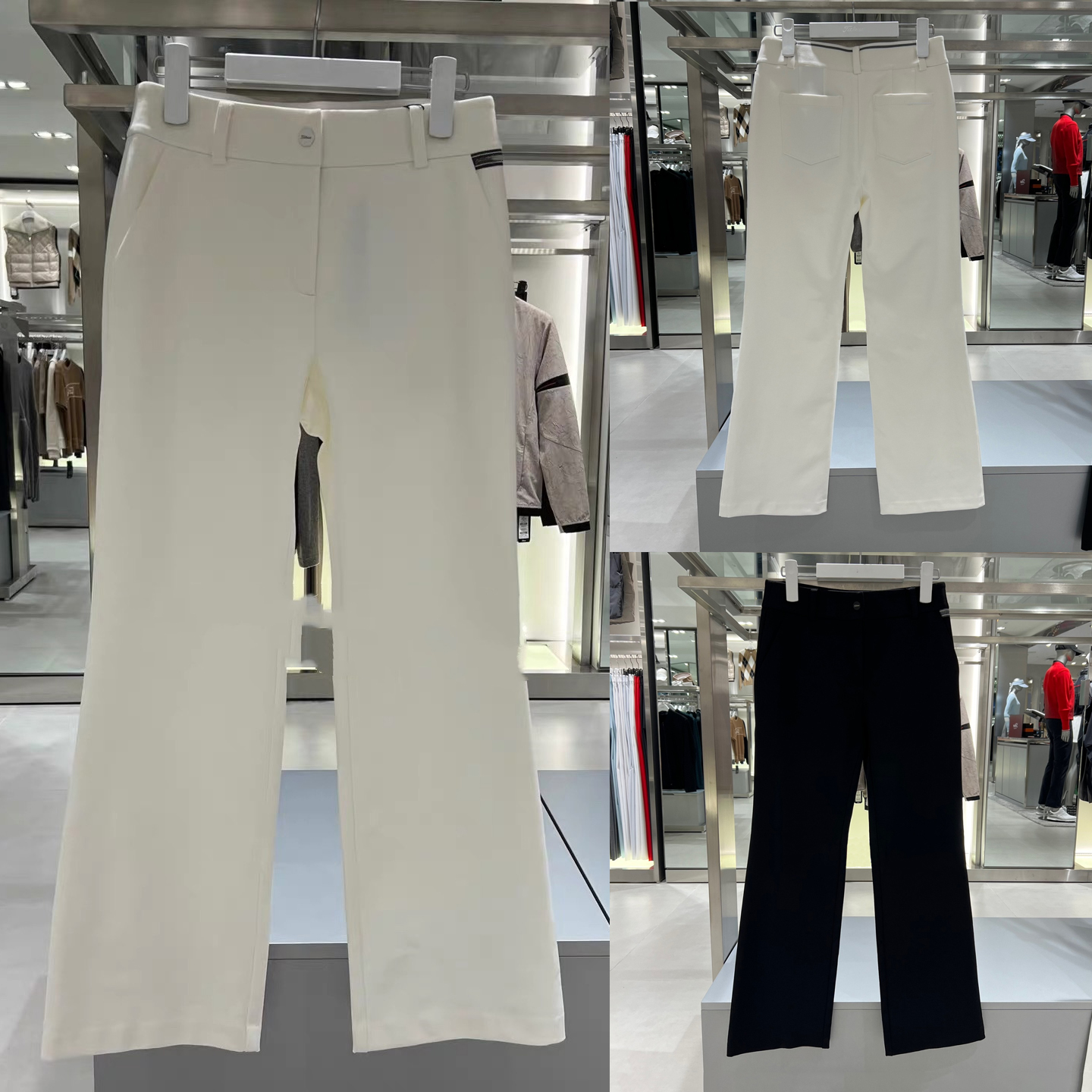 女士高尔夫服装加绒保暖长裤