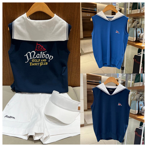 高尔夫服装女士针织马甲