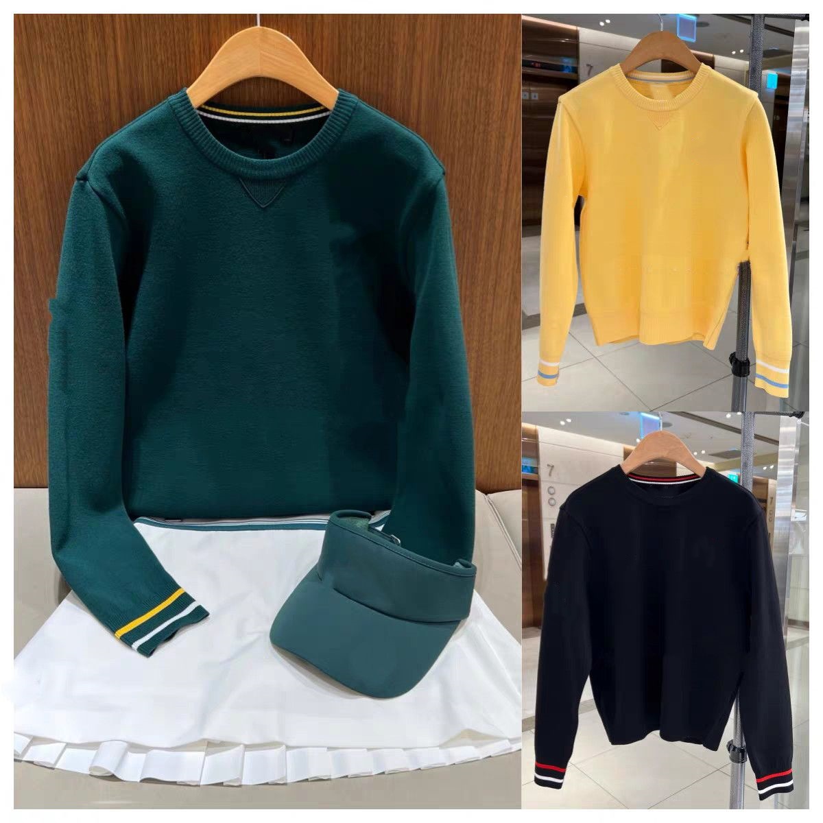 原单高尔夫服装女士针织衫