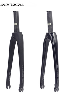 SILVEROCK 01D 20寸碳纤维前叉平装碟刹小轮折叠车碳叉专利磁吸座