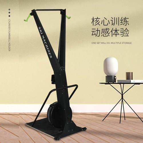 厂家健身房有氧风阻滑雪器多功能训练器滑雪模拟器滑雪机家用