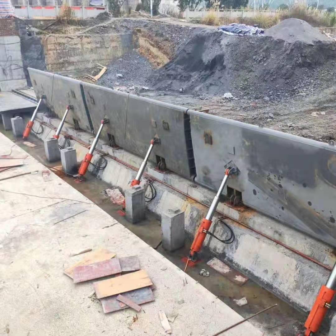 液压钢坝闸门景观钢坝合页坝底轴钢坝自动翻板铸铁厂家灌溉设备
