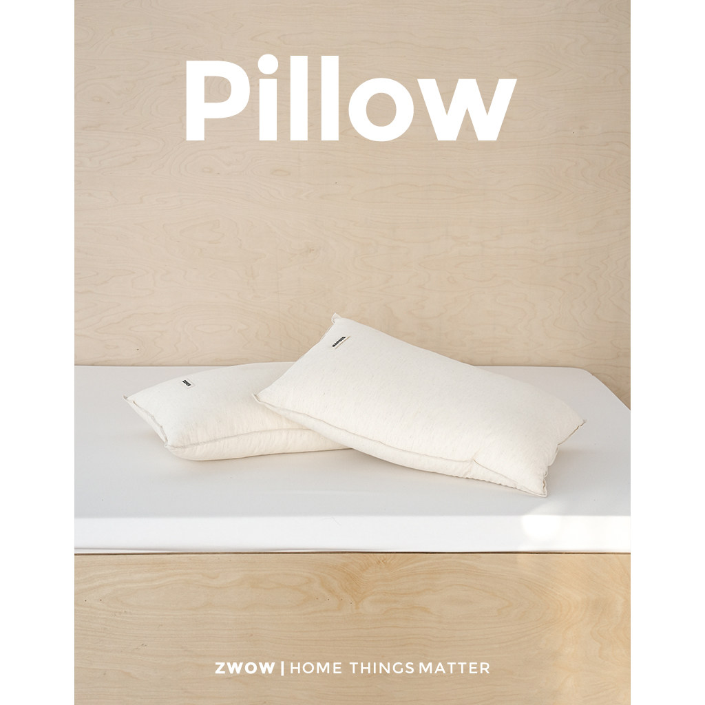 造卧旗舰店zwow全棉棉麻面料深睡静音长方形枕芯枕头羽丝绒沉睡枕