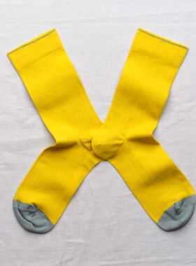 BONNE MAISON法国进口设计师高端潮牌棉彩袜长袜百搭春夏素色中袜