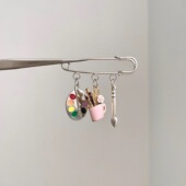 suit胸针 Vintage古着 Painter