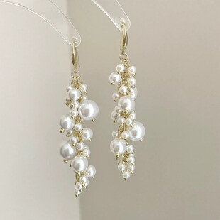 Vintage古着 A variety of pearls耳饰
