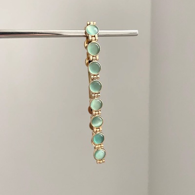 Vintage古着 Volcanic ruby crystal手链