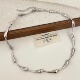 Silver and silt Vintage古着 water wave项链