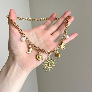 and sky ocean项链 Clear Vintage古着